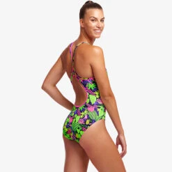 Funkita - Sloth Slumber - Ladies Diamond Back One Piece -Swimwear Shop funkita sloth slumber ladies diamond back one piece 4