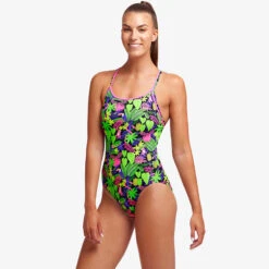 Funkita - Sloth Slumber - Ladies Diamond Back One Piece -Swimwear Shop funkita sloth slumber ladies diamond back one piece 5