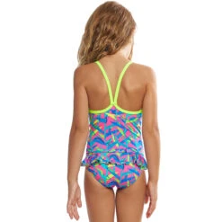 Funkita - Slug Hugs - Toddler Girls Eco Belted Frill One Piece -Swimwear Shop funkita slug hugs toddler girls eco belted frill one piece 3