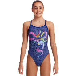 Funkita - Snake It Off - Girls Single Strap One Piece