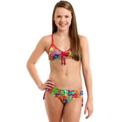 Funkita - Snow Blossom - Girls Tie Detail Two Piece