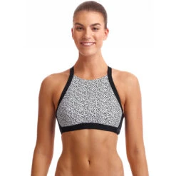 Funkita - Speckled - Ladies Hi Light Swim Top