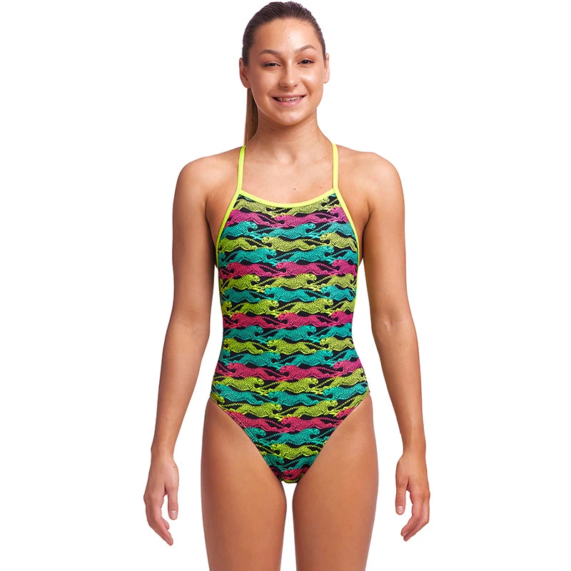 Funkita - Speed Cheat - Girls Eco Strapped In One Piece 1 Funkita - Speed Cheat - Girls Eco Strapped In One Piece