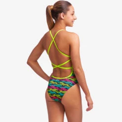 Funkita - Speed Cheat - Girls Eco Strapped In One Piece 8 Funkita - Speed Cheat - Girls Eco Strapped In One Piece -Swimwear Shop funkita speed cheat girls eco strapped in one piece 4