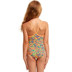 Funkita - Square Stare - Toddlers Girls Printed One Piece -Swimwear Shop funkita square stare toddlers girls printed one piece 3