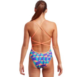 Funkita - Stacked Candy - Girls Strapped In One Piece -Swimwear Shop funkita stacked candy girls strapped in one piece 3