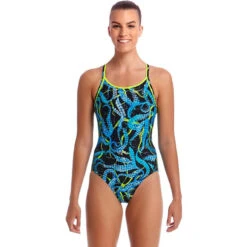 Funkita - Sucker Punch - Ladies Eco Diamond Back One Piece