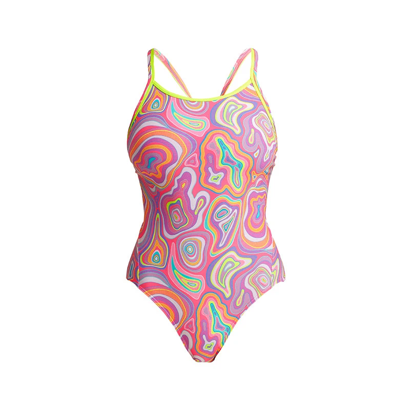 Funkita - Sugar Highs - Ladies Diamond Back One Piece 2 Funkita - Sugar Highs - Ladies Diamond Back One Piece - Image 2