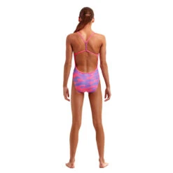 Funkita - Sunset Swirl - Girls Twisted One Piece -Swimwear Shop funkita sunset swirl girls twisted one piece 3