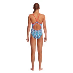Funkita - Swallowed Up - Girls Diamond Back One Piece -Swimwear Shop funkita swallowed up girls diamond back one piece 3