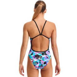 Funkita - Swan Around - Girls Eco Single Strap One Piece 7 Funkita - Swan Around - Girls Eco Single Strap One Piece -Swimwear Shop funkita swan around girls eco single strap one piece 3