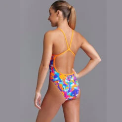 Funkita - Swim Swan - Girls Eco Single Strap One Piece -Swimwear Shop funkita swim swan girls eco single strap one piece 4