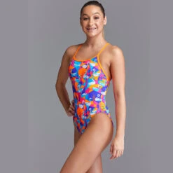 Funkita - Swim Swan - Girls Eco Single Strap One Piece -Swimwear Shop funkita swim swan girls eco single strap one piece 5