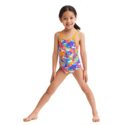 Funkita - Swim Swan - Toddler Girl's Eco Printed One Piece 10 Funkita - Swim Swan - Toddler Girl's Eco Printed One Piece -Swimwear Shop funkita swim swan toddler girls eco printed one piece 5