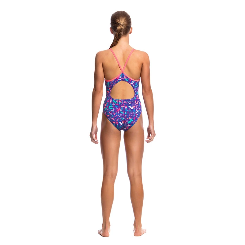 Funkita - Swim Swim - Girls Diamond Back One Piece 3 Funkita - Swim Swim - Girls Diamond Back One Piece - Image 3