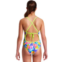 Funkita - Swirl Stopper - Girls Tie Me Tight One Piece -Swimwear Shop funkita swirl stopper girls tie me tight one piece 3