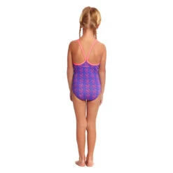 Funkita - Tetris Time - Toddler Girl's Printed One Piece -Swimwear Shop funkita tetris time toddler girls printed one piece 3