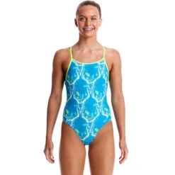 Funkita - Thirsty Cow - Girls Diamond Back One Piece
