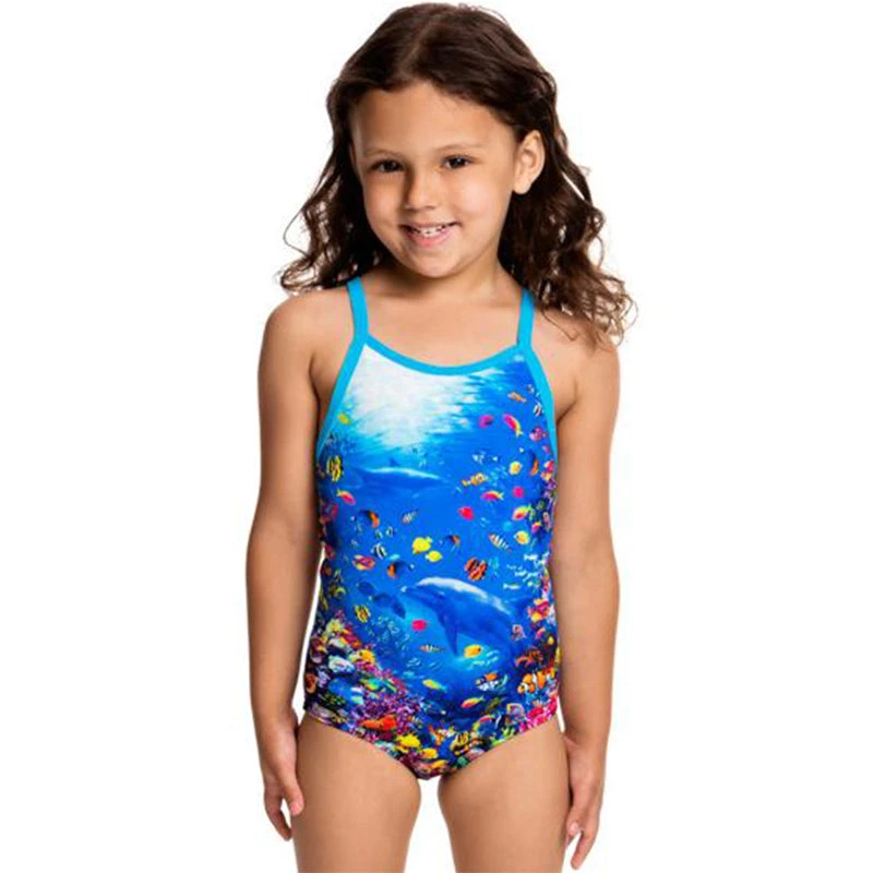 Funkita - Fantasy Reef - Toddelrs Printed One Piece 1 Funkita - Fantasy Reef - Toddelrs Printed One Piece