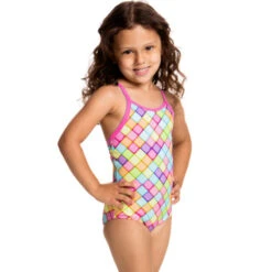 Funkita - Powder Puff - Toddler Girls One Piece -Swimwear Shop funkita toddler girls swimwear powder puff 4