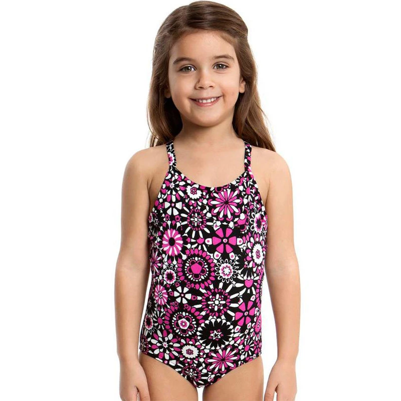 Funkita - Petals Of Paris - Toddlers Girls One Piece 1 Funkita - Petals Of Paris - Toddlers Girls One Piece