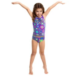Funkita - Chelsea Flower - Toddlers Girls Tankini & Brief -Swimwear Shop funkita toddlers girls chelsea flower tankini brief 4