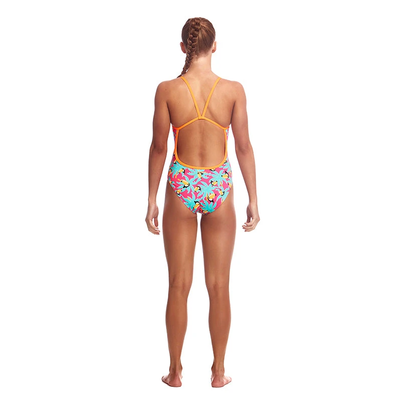 Funkita - Toucan Tango - Girls Eco Single Strap One Piece 3 Funkita - Toucan Tango - Girls Eco Single Strap One Piece - Image 3