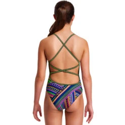 Funkita - Tribal Revival - Girls Strapped In One Piece 8 Funkita - Tribal Revival - Girls Strapped In One Piece -Swimwear Shop funkita tribal revival strapped in girls one piece 3