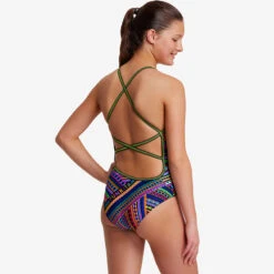 Funkita - Tribal Revival - Girls Strapped In One Piece 9 Funkita - Tribal Revival - Girls Strapped In One Piece -Swimwear Shop funkita tribal revival strapped in girls one piece 4
