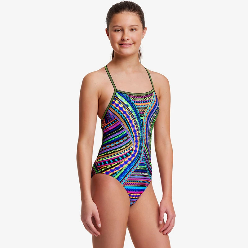 Funkita - Tribal Revival - Girls Strapped In One Piece 5 Funkita - Tribal Revival - Girls Strapped In One Piece - Image 5