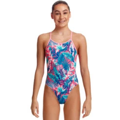 Funkita - TropFest - Girls Eco Diamond Back One Piece