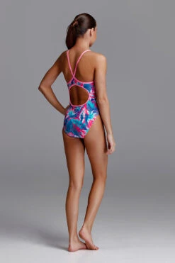 Funkita - TropFest - Girls Eco Diamond Back One Piece -Swimwear Shop funkita tropfest girls eco diamond back one piece 4