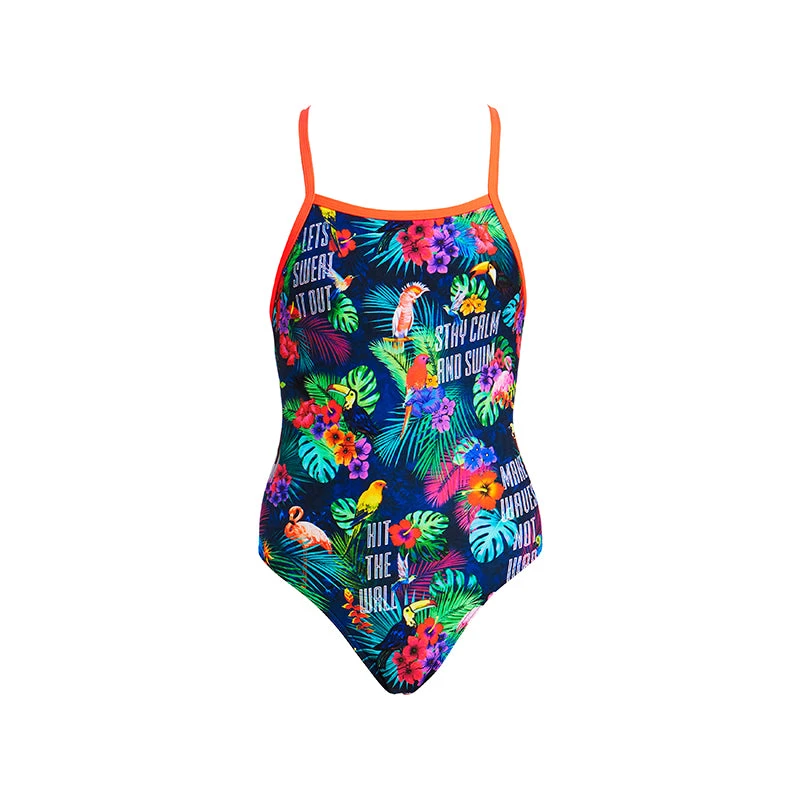 Funkita - Tropic Tag - Girls Tie Me Tight One Piece 2 Funkita - Tropic Tag - Girls Tie Me Tight One Piece - Image 2