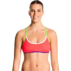 Funkita - Tropical Kiss - Ladies Tie Down Bikini Top