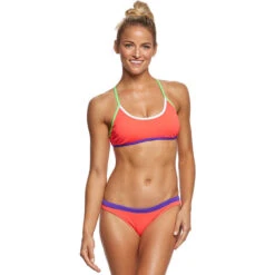 Funkita - Tropical Kiss - Ladies Tie Down Bikini Top -Swimwear Shop funkita tropical kiss tie down ladies bikini top 3