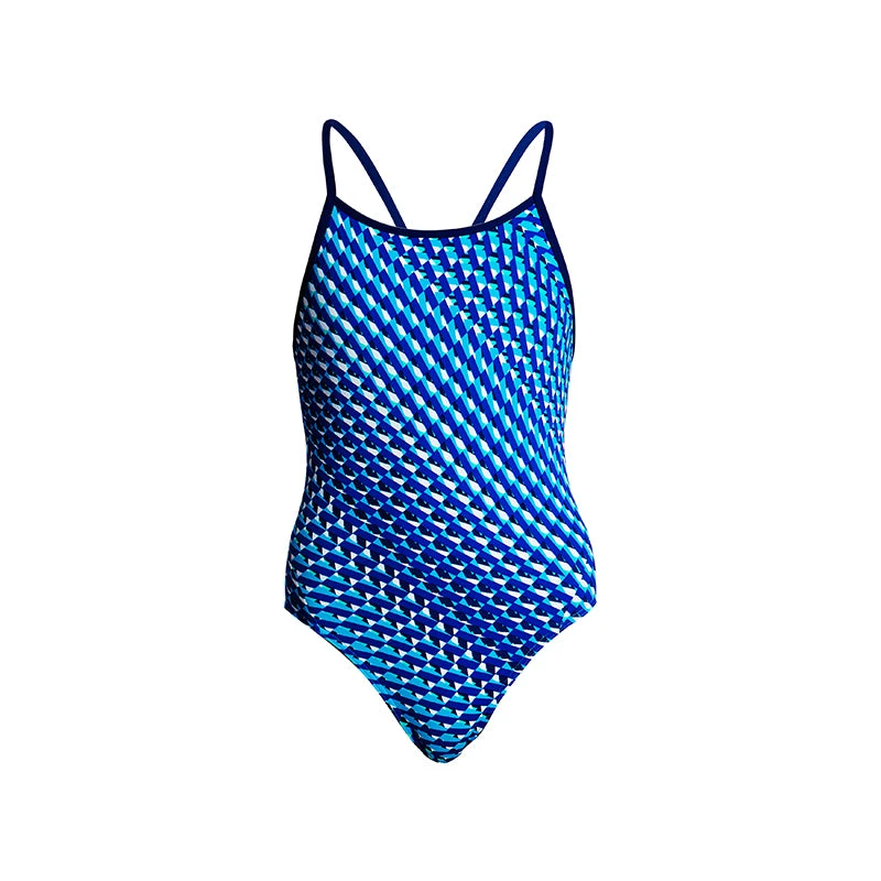 Funkita - Vapour Scale - Girls Diamond Back One Piece 2 Funkita - Vapour Scale - Girls Diamond Back One Piece - Image 2