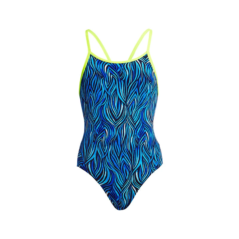 Funkita - Wild Hide - Girls Diamond Back One Piece 2 Funkita - Wild Hide - Girls Diamond Back One Piece - Image 2