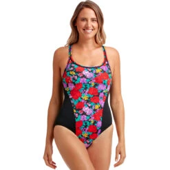 Funkita - Wild Roses Grow - Ladies Locked In Lucy One Piece