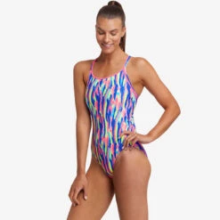 Funkita - Wing Tips - Ladies Eco Diamond Back One Piece -Swimwear Shop funkita wing tips ladies eco diamond back one piece 5