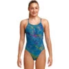 Funkita - Wires Crossed - Girls Diamond Back One Piece