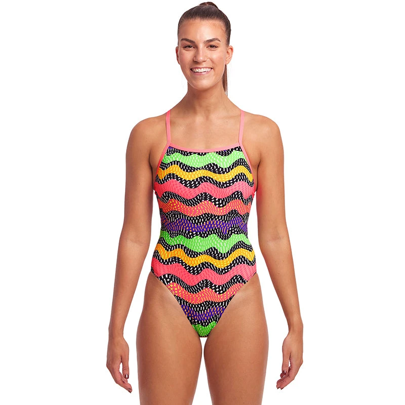 Funkita - Worm Burner - Ladies Tie Me Tight One Piece 1 Funkita - Worm Burner - Ladies Tie Me Tight One Piece