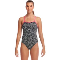 Funkita - Zebra Crossing - Ladies Eco Single Strap One Piece