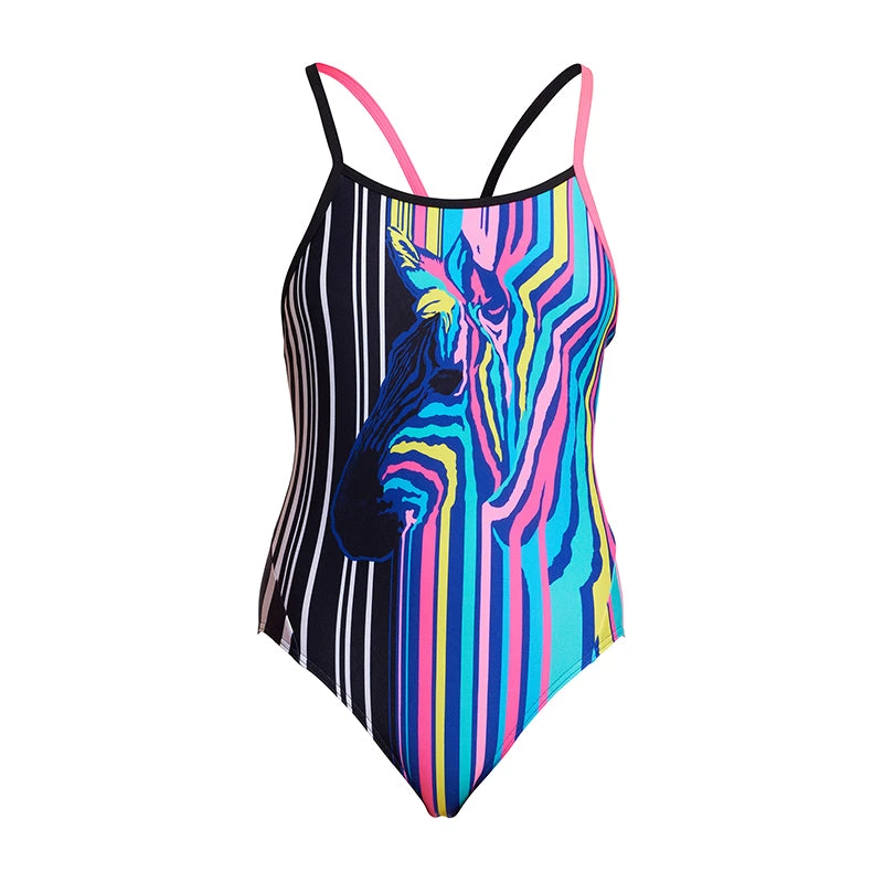 Funkita - Zorse Code - Girls Diamond Back One Piece 2 Funkita - Zorse Code - Girls Diamond Back One Piece - Image 2