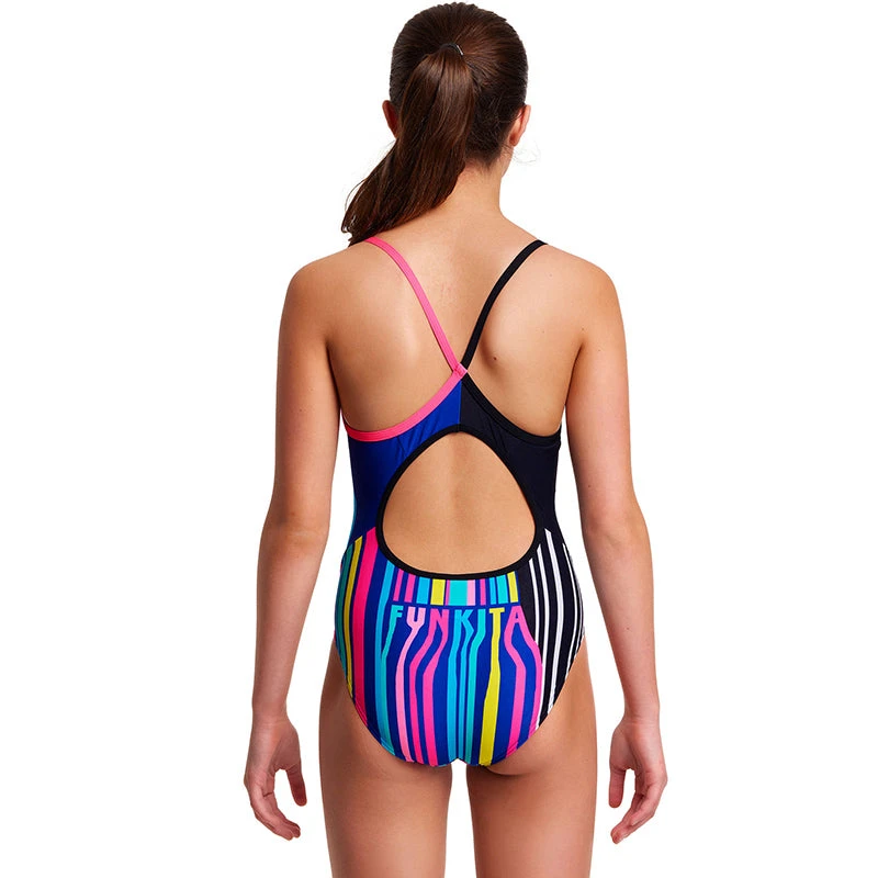 Funkita - Zorse Code - Girls Diamond Back One Piece 3 Funkita - Zorse Code - Girls Diamond Back One Piece - Image 3