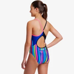 Funkita - Zorse Code - Girls Diamond Back One Piece 8 Funkita - Zorse Code - Girls Diamond Back One Piece -Swimwear Shop funkita zorse code girls diamond back one piece 4