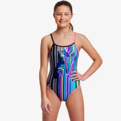 Funkita - Zorse Code - Girls Diamond Back One Piece 9 Funkita - Zorse Code - Girls Diamond Back One Piece -Swimwear Shop funkita zorse code girls diamond back one piece 5